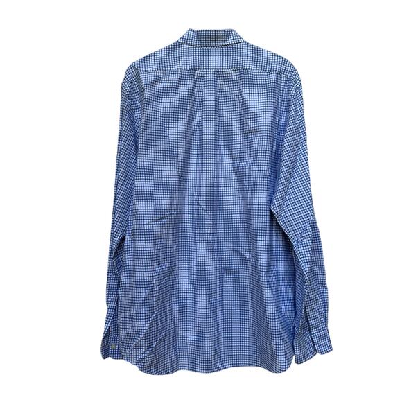 Ralph Lauren Classic Fit Check Shirt XXL Blue Long Sleeve - Picture 3 of 4